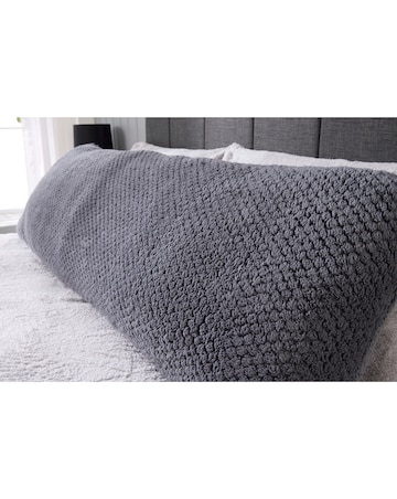 Waffle Fleece Bolster Cushion