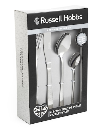 Russell Hobbs Geo 16 Piece Cutlery Set