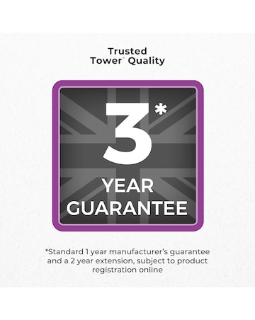 Tower 1400W Digital Garment Steamer- Purple