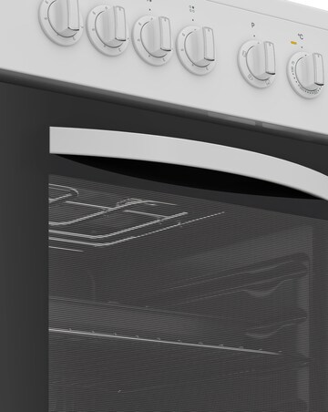 Indesit I5E3KMW 50cm Electric Single Cooker - White + Installation