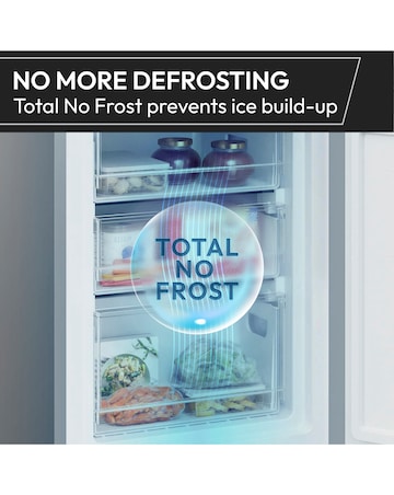 Hoover H-Fridge 300 HOCH1T518EWK-1 181cm High 50/50 Fridge Freezer - White