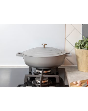 MasterClass Shallow Casserole Dish Grey