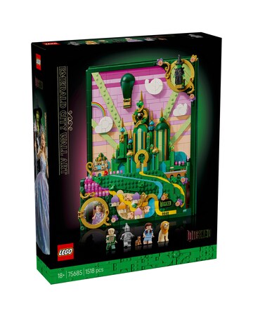 LEGO Wicked Emerald City Wall Art Aesthetic Fantasy Room Decor Gift 75685