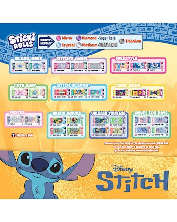 Sticki Rolls Disney Stitch Pendant Pack