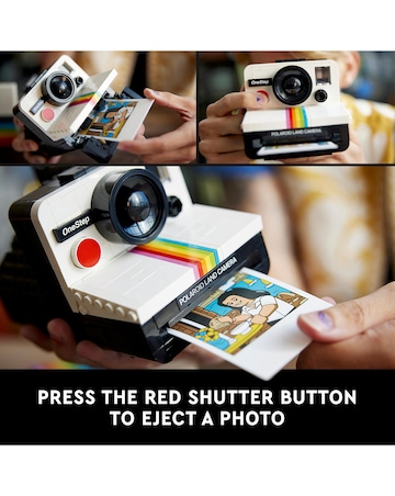 LEGO Ideas Polaroid OneStep SX-70 Camera Gift for Photographers 21345