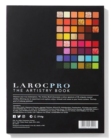 LaRoc PRO The Artistry Book Eyeshadow Palette