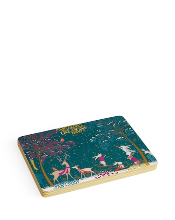 Sara Miller Woodland Tales Set of 4 Placemats
