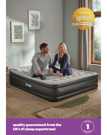Silentnight Ultimate Deep Sleep High-Rise Airbed with Electric Pump - Single