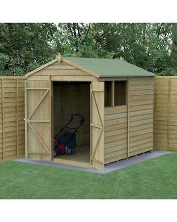 4LIFE Apex Shed 6x8 - Double Door - 2 Window (Home Delivery)