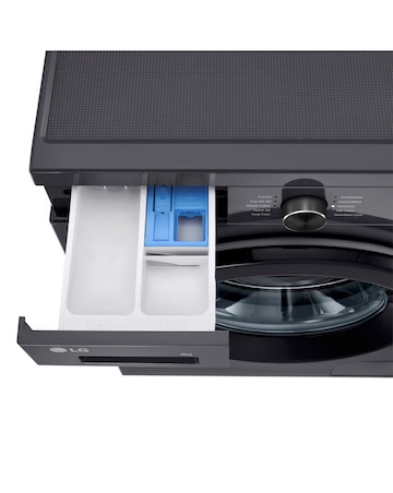 LG X10 Series Direct Drive F4X1008NMK 8kg Washing Machine - Slate Grey