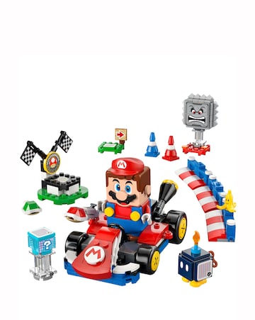 LEGO Super Mario: Mario Kart Interactive LEGO Mario & Standard Kart Toy 72043