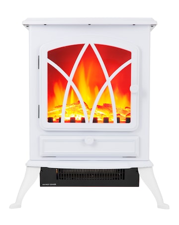 Warmlite 2kW White Electric Fire Stove
