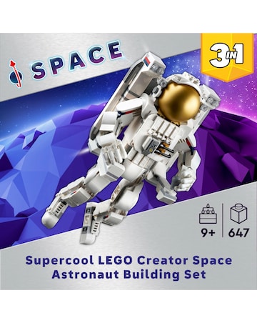 LEGO Creator 3in1 Space Astronaut Figure Toy with Dog 31152