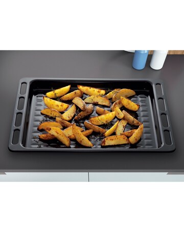 Indesit ID67V9KMB/UK 60cm Electric Double Cooker + Installation