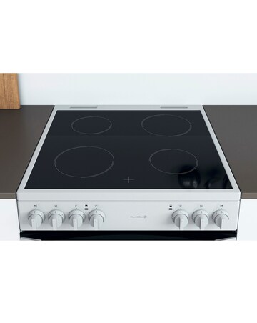 Indesit ID67V9KMW/UK Electric Double Cooker - White