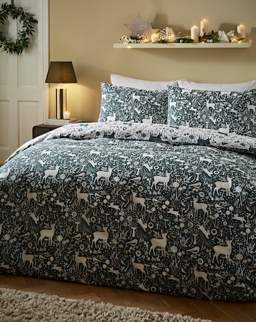 Linear Stags Duvet Cover Set
