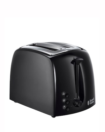 Russell Hobbs 21641 Textures 2 Slice Black Toaster