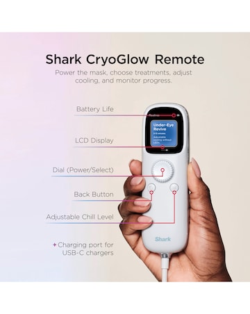 Shark CryoGlow Under-Eye Cooling & LED Anti-Ageing & Blemish Repair Mask