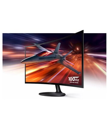 Samsung 27in Odyssey G3 FHD 100Hz 4ms LCD Curved Monitor - Black