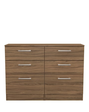 Briar Ready Assembled 6 Drawer Chest