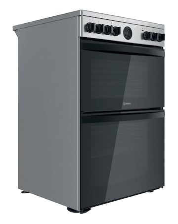 Indesit ID67V9HCX/UK 60cm Electric Double Cooker + Installation