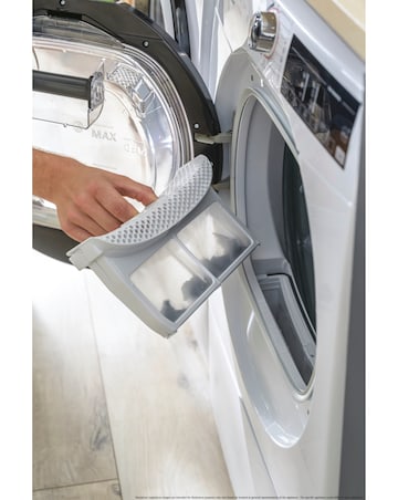 Hoover H-DRY 350 HRE C9TBE-80, 9kg, Condenser Tumble Dryer - White