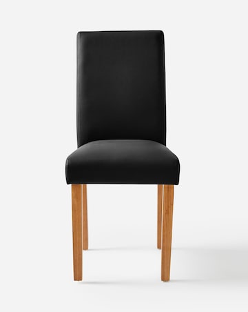 Ava Faux Leather Pair of Dining Chairs