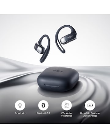 Shokz OpenFit Air True Wireless Open-Ear Earbuds - Black