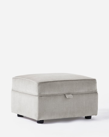 Joanna Hope Tilly Chenille Storage Footstool