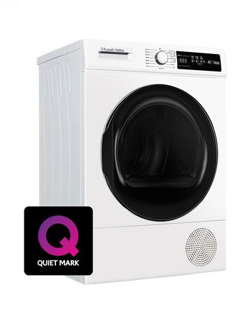Russell Hobbs RH9HPTD111W, 9kg, Heat Pump Tumble Dryer - White