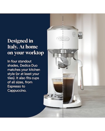 De'Longhi EC890.W Dedica Duo Espresso Coffee Machine