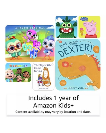 Amazon Fire 7 (2022) Kids Edition 7in 16GB Age 3-7 Tablet - Purple