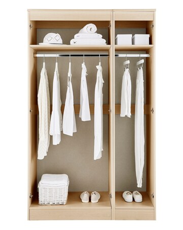 Richmond Ready Assembled 3 Door Mirrored Wardrobe