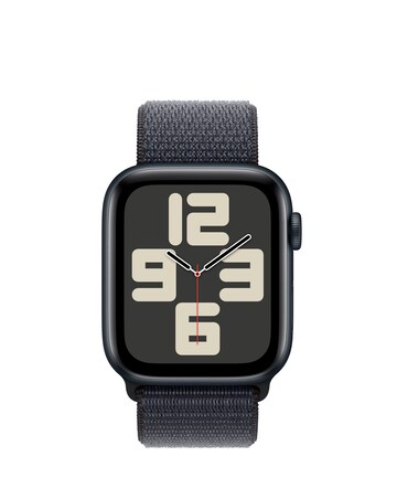 Apple Watch SE GPS 44mm Midnight Aluminium Case with Ink Sport Loop