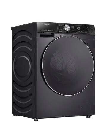 Hisense 5S Series WF5S1245BB 12kg Auto Dosing Washing Machine - Black