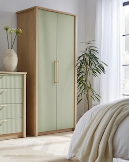 Peyton Ready Assembled 2 Door Wardrobe