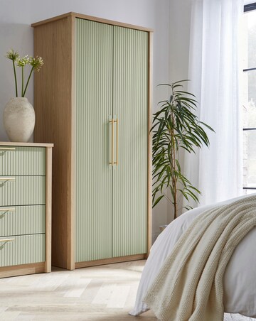 Peyton Ready Assembled 2 Door Wardrobe