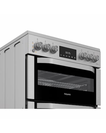 Hotpoint HDE6VDCASX 60cm Electric Double Cooker with Air Fry Install