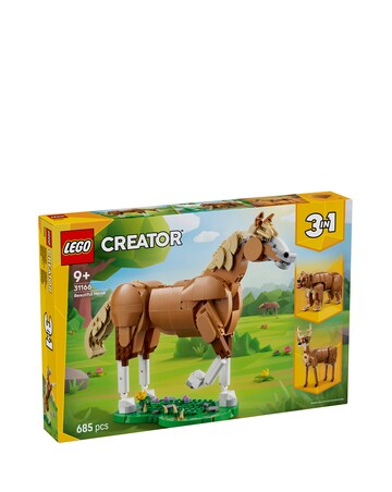LEGO Creator 3in1 Beautiful Horse Toy Animal Building Set 31166