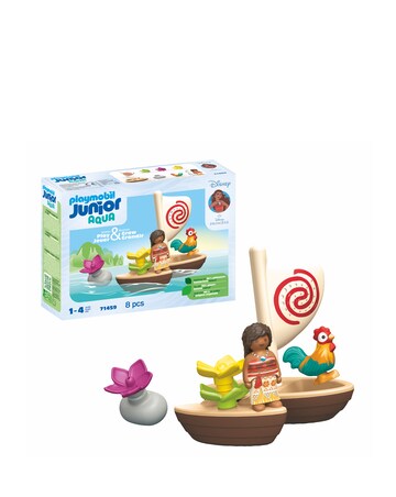 PLAYMOBIL 71459 Junior AQUA & Disney: Moana's Sail Boat
