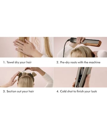 Dyson Airstrait Hair Straighteners, Ceramic Pink