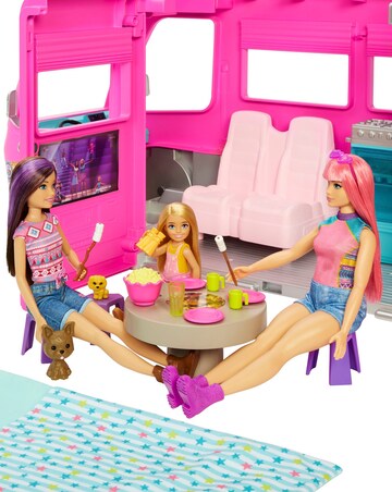Barbie Dream Camper Vehicle Playset with 60 Accessories