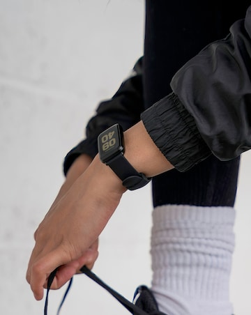 Sekonda Track Smart Watch - Black Plastic Case & Silicone Strap