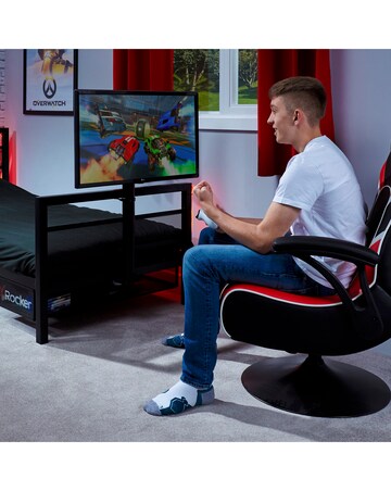 X Rocker Base Camp Single TV VESA Mount Bed - Black