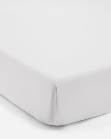 Pure Cotton 200 Thread Count 30cm Fitted Sheet