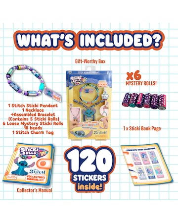 Sticki Rolls Disney Stitch Pendant Pack
