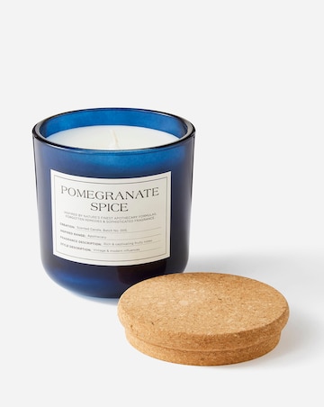 Apothecary Pomegranate Spice Medium Glass Candle