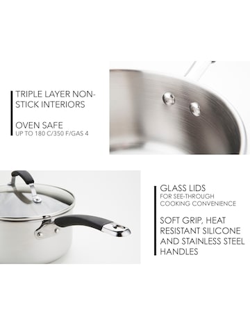 Meyer Induction 5 Piece Stainless Steel Pan Set