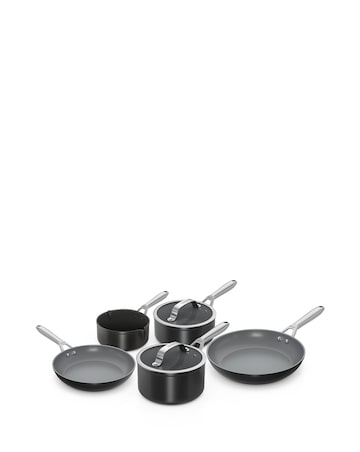 Ninja ZeroStick CeramicPro 5 Piece Saucepan and Frying Pan Set