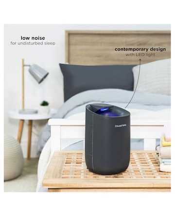 Russell Hobbs 600ml Grey Dehumidifier with Auto Defrost
